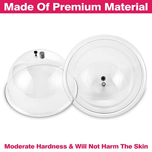 230Ml Vacuum Therapy Cups For Cupping Massage, 3Xl Vacuum Cupping Machine Accessories, Valentines Day Gifts Extra Large Cupping Suction Cups Cups For Body Massage, 10Inch (25.4Cm) Diameter 1 Pair #TOP6