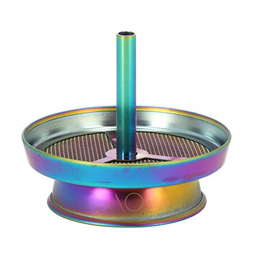 AO® Strainer Kaminaufsatz - Shisha Zubehör Für Perfekte Kohletemperatur - Aus Rostfreiem Edelstahl - Simpler Aufbau…