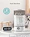 Baby Bottle Sterilizer | Esterilizador de Biberones, HAUTURE Compact Bottle Sanitizer, One Button Control Fast Sterilizer Electric Steam Bottle Sterilizer for Baby Bottles, Pacifiers, Pump Accessories