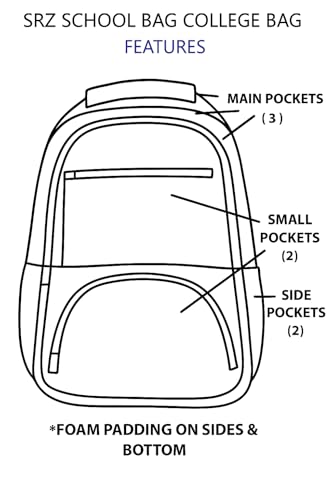 Image of SRZ School Bag College Bag Backpack for women Travel bag Polyester Trendy Stylish Backpack Drawstring Embroidery