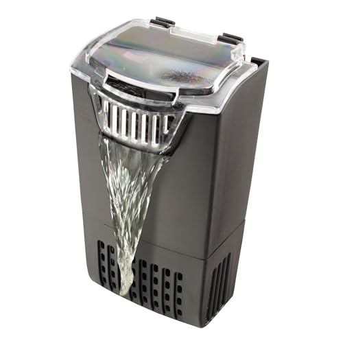 Interpet Internal Aquarium Fish Tank Filter Bio CF1 Includes Coir Tech Bio Cartridges High Flow Silent Filtration Cleans Water for Coldwater & Tropical 36-68 Litres (Aquarium length up to 60cm)