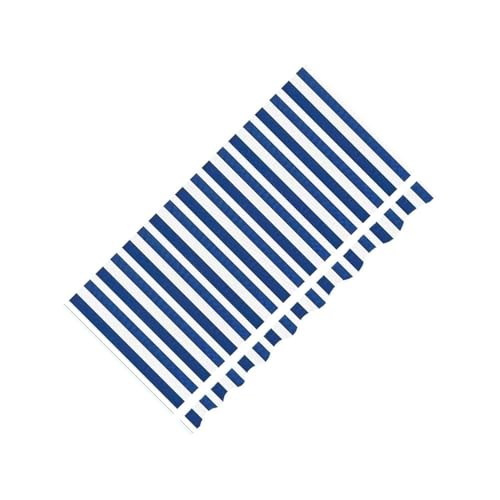Toile pour auvent rétractable à rayures de 2m à 4.9m de terrasse - 2