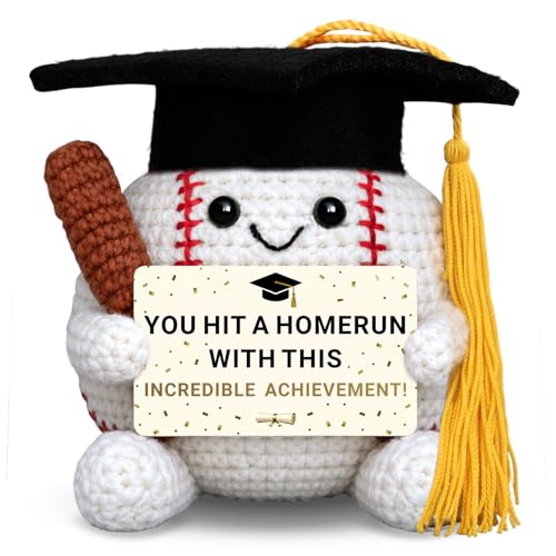 Muñeca de crochet baseball graduación 2027 miniatura 1