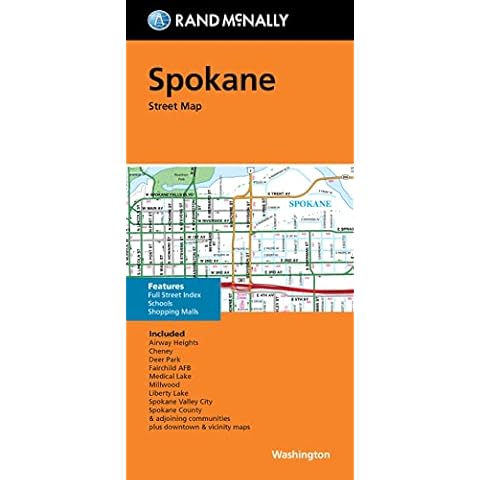 Rand McNally Folded Map: Spokane Street Map Cover