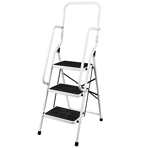Home Vida 3 Step Ladder with Handrail