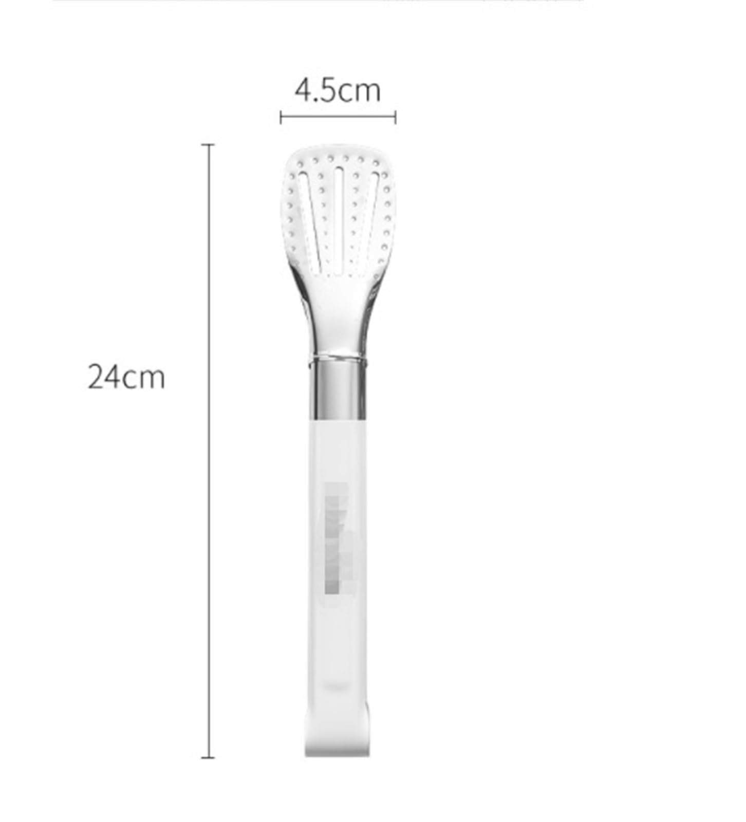 Pinzas De Cocina Pinzas For Parrilla De Acero Inoxidable, Mango Antiescaldado De Silicona For Cocinar Pinzas For Barbacoa para Cocinar Barbacoa Parrilla(24cm)