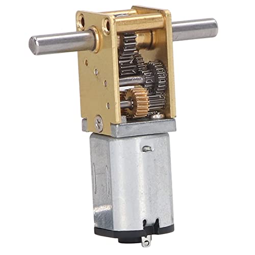 Motor de engranaje de 7rpm DC 3V con engranajes metálicos para maquetas de coches 5