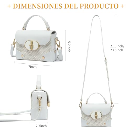 Image of Women's Recycled Leather Top Handle Tote Crossbody Work Bag