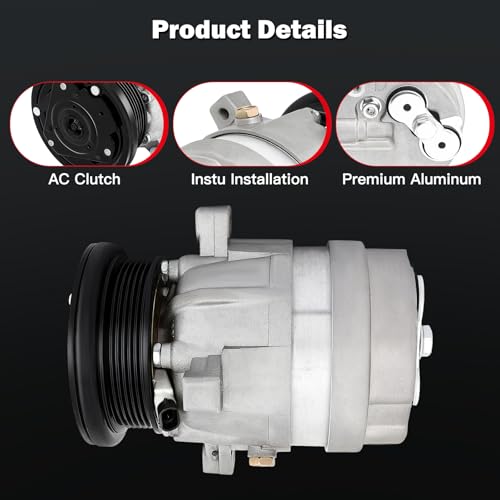 Image of Air Conditioning Compressor for Buick Century Regal for Chevrolet Beretta