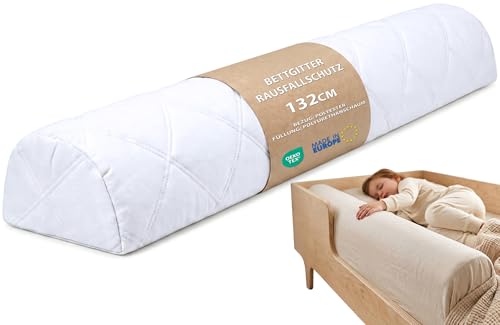 Totsy Baby Barriere de securite Enfant lit – 132 cm Coussin Tour de Lits bébé barrières Enfants et reducteur de sécurité pour Tout-Petits Ideal pour Les...