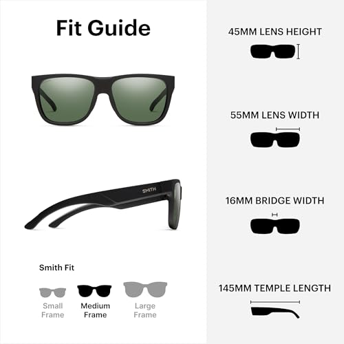 Image of SMITH Lowdown 2 Sunglasses with ChromaPop Lenses - Performance Sports Active Sunglasses For Running or Everyday Wear