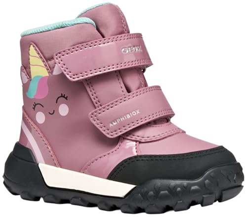 Geox Baby-Mädchen B TREKKYUP Girl B AB Ankle Boot, DK PINK, 24...