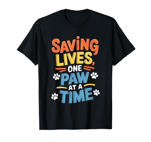 Animal Shelter Save Pet Design for Animal Dog and Cat Rescue T-Shirt