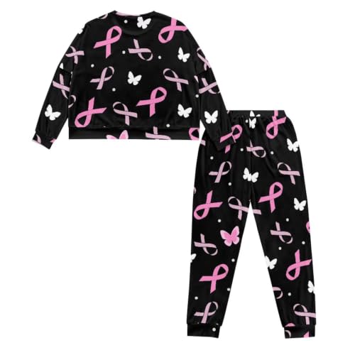 Image of Women's Pajamas Set Soft 2 Piece Loungewear Long Sleeve Pj Set