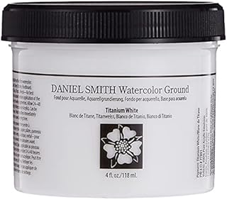 DANIEL SMITH 284055002 Watercolor Ground, 4 oz, Titanium White