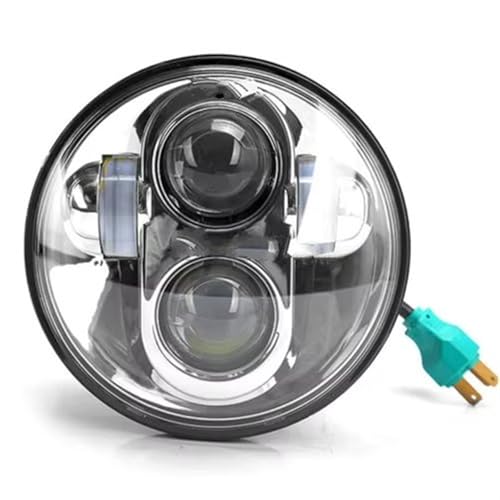 Phare de moto à LED 5.75 pouces chromé DRL pour rouler de nuit en Dyna Glide