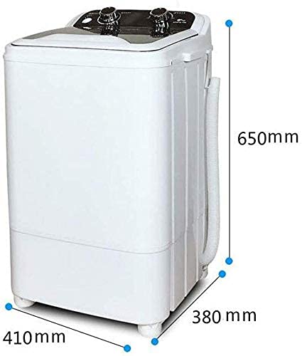 ZHZHUANG Waschmaschine Tragbare Einzel Tub Geschirrspüler Mit Ablaufkorb 7 Kg Waschen Kapazität Waschen Energie 400W Für Wohnungen, Camping, Schlafsaal/Schwarz - Image 8
