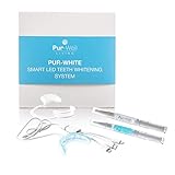 Pur-Well Living Pur-White Teeth Whitening System with LED Teeth Whitening Light, Advanced Whitening...