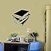 NSRJDSYT Stapel Bücher Vinyl Wandtattoo Bibliothek Leseecke Wanddekoration Zimmer Schule Aufkleber Kinder Schlafzimmer Home Decoration Wandbild 45x42cm