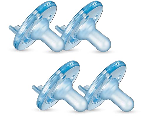 Image of Philips AVENT Soothie 3-18 months, blue/blue, 4 pack, SCF192/06