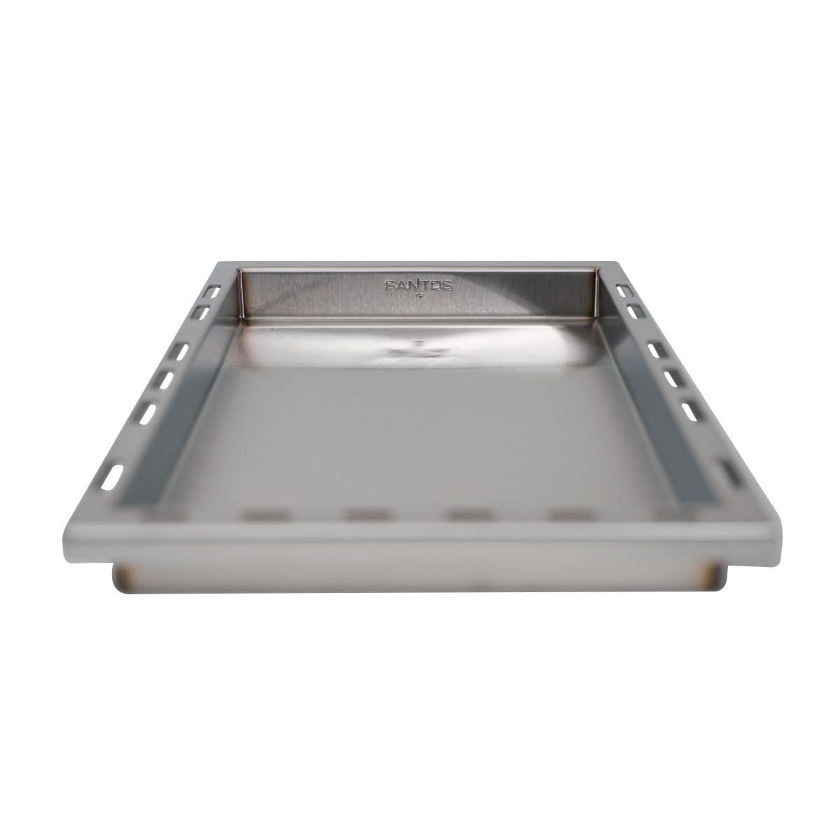 SANTOS einsetzbare Grillpfanne/Einsatzpfanne - Edelstahl Plancha - 28x45,1x4cm - für Napoelon Rogue SE 425 | 525 | 625 - Paella, Bratkartoffeln, Reibekuchen, Pommes