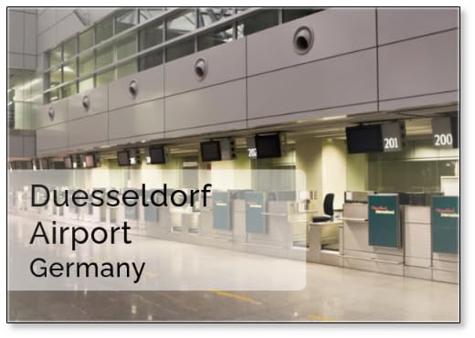 Kühlschrankmagnet Flughafen Düsseldorf