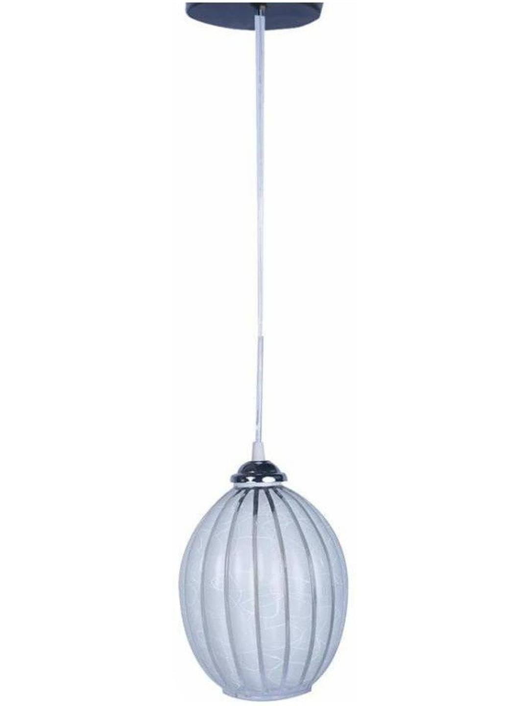 Somil Pendant Ceiling Light Hanging Lamp with of White Glass Shade, Led Compatible, Perfect for Indoor Lighting. Dia- 17 X 17 X 100 Cm-image-32
