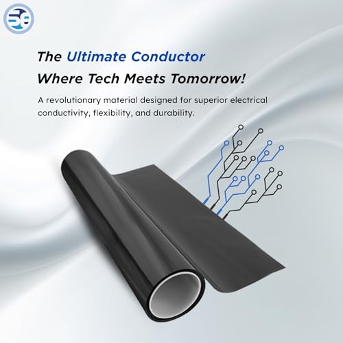 Image of Graphene Conductive Sheet (Dimension: 4x 4)(Pack of 1)(Carbon Content: 97%)(Thickness- 25 micrometres)(Tensile strength: 30 MPa)(Sheet Resistance :2.8x 10-2 ohm /square)