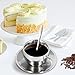 Imagen de Juego de tazas de café de acero inoxidable