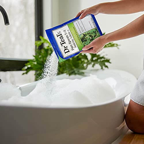 Image of Dr Teal's Epsom Salt Soaking Solution and Foaming Bath with Pure Epsom Salt, Eucalyptus 3 Pound Bags, and 34 Ounce Bottle