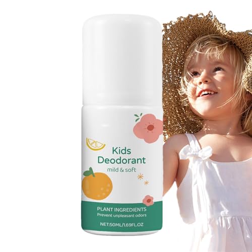 Perfume con fragancia Roll on - Roller Ball de vainilla y cítricos | Cuidado duradero de las axilas para niños, barra perfumada para niños, para la piel, cuerpo portátil, higiene diaria