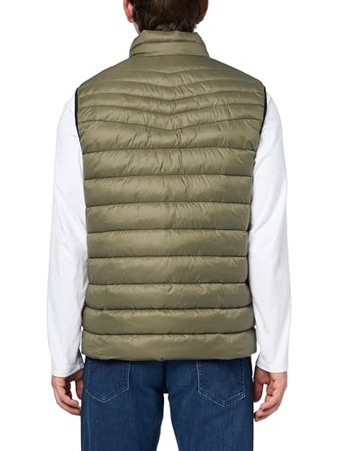Image of BOSS Men's Lightweight Nylon Patch Logo Puffer Vest