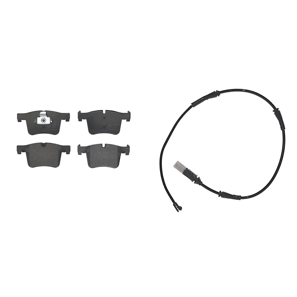 Brembo P 06 075 - Pastiglia Freno - Anteriore & A 00 473 - Indicatore di Usura - Anteriore e Posteriore
