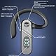 Kabelloser Bluetooth Kopfhörer, Schmerzfreies Einzelohr Headset für Handy, Ohrbügel Ohrstöpsel ohne Ohrstöpsel, Wasserdichter Ohrhörer für Business/Büro/Sport
