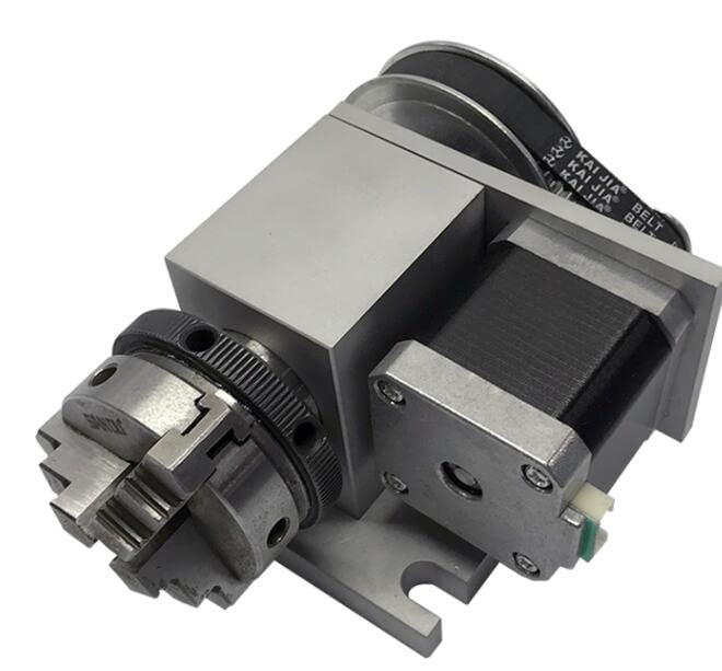 Huanyu 3 Jaw Scroll Chuck 50mm CNC 4th A Axis Rotary Axis