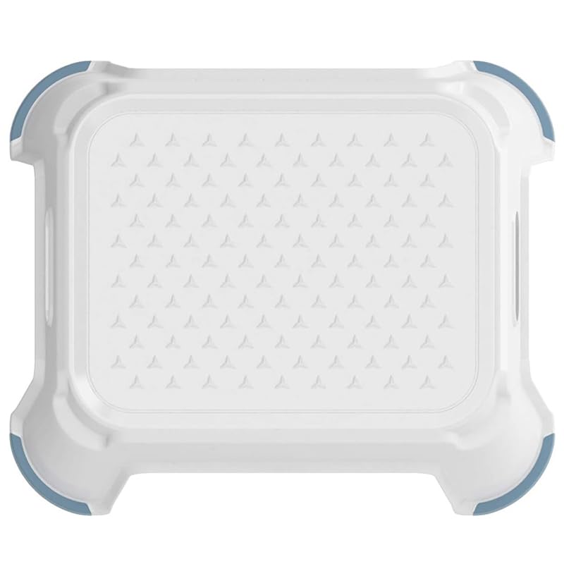 Sgabello Gradino Antiscivolo Per Bambini E Adulti - Virsus Bianco, 42.8x35.8x25 Cm, Per Bagno E Cucina - Foto 10