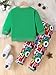 Twosya Kid Girl Clothes Letter Graphic Pullover and Leggings Long Sleeve Fall Winter Clothing 2 Piece