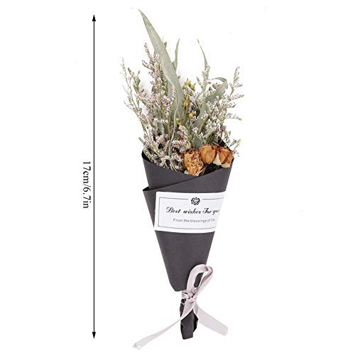 2PCS Mini Ramo de Flores Secas para Decoración miniatura 4