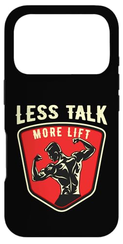 Less Talk More Lift �t�B�b�g�l�X�E���`�x�[�V���� �t�B�b�g�l�X�E�Z�C�����O �X�}�z�P�[�X iPhone 17 Pro �p
