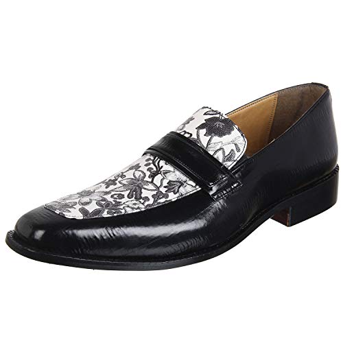 Image of LIBERTYZENO Mens Genuine Leather Tassel Loafer Slip On Dress Shoes
