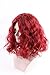 ATOZWIG Short Wigs for Black Women Red Wig Cheap Curly Synthetic False Hair Heat Resistant Short Natural Cheap Hair Wig for Women