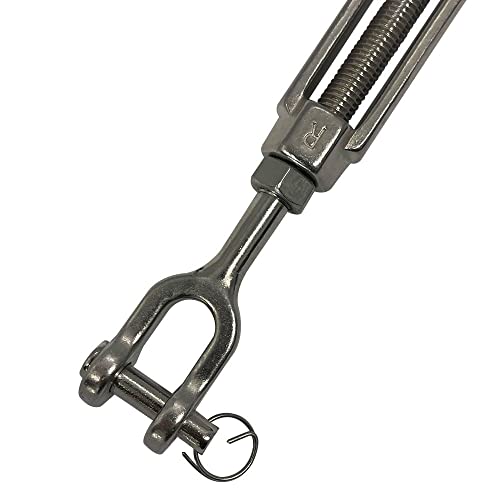 Prolinemax 316 Acero Inoxidable Marino 1/2'' x 9'' Quijada Quijada Tensor para Cables miniatura 4