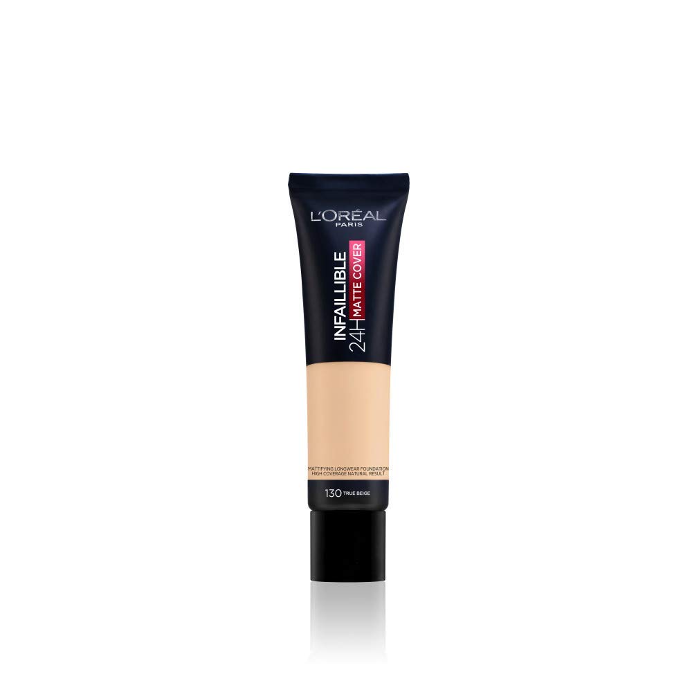 L'Oréal Paris Infaillible 24H Matte Cover 130 Beige Peau/True Beige Długo Utrzymujący się Płynny Makijaż - 30 ml