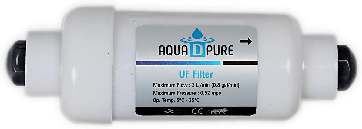 AQUA D PURE Complete Copper RO Water Purifier Filter Service kit with 80 GPD Dry RO Membrane, Pre Filter and All Accessories