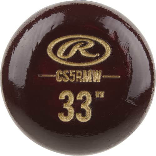 Rawlings Big Stick Elite Cs5 Maple Wood Baseball Bat, 33.5 Inch, Tan/Gold/Maroon (Cs5Rmw-33.5) #TOP5
