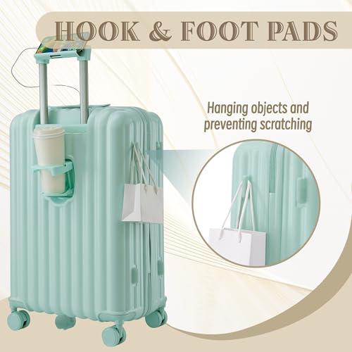 Image of 3-Piece ABS Hardshell Luggage Sets Lightweight, Tough & Scratch-Resistant