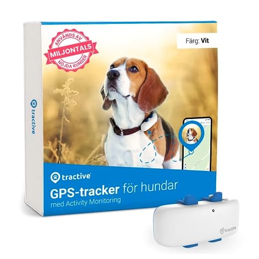 Tractive GPS DOG 4. Hund-GPS. Håll ett öga på hunden. Håll dem i form med aktivitetsspårning. Obegränsad räckvidd. (Snö).