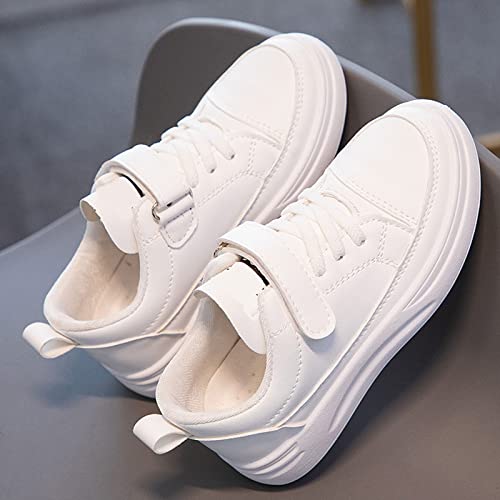 Girls Boys PU Leather Casual Sneakers Kids Tennis School Casual Walking Rubber Sole Non Slip Flat Shoes for Little Kid2