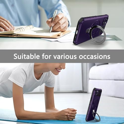 Coque iPhone 14 robuste et magnétique avec anneau de protection - 7