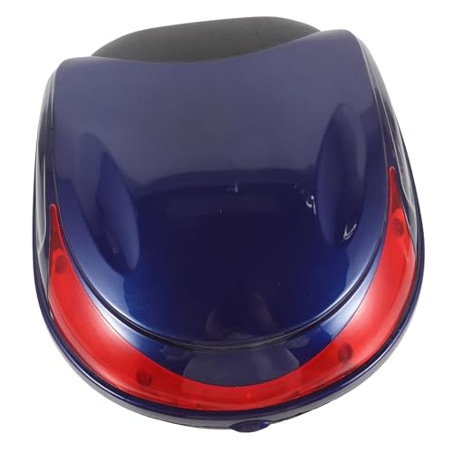 Coffre de moto Mipcase bleu 30L top case rigide pour rangement de scooter